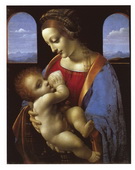 Леонардо да Винчи Мадонна Литта. 1480