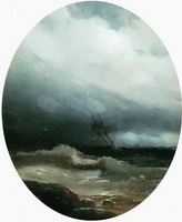 Айвазовский И. К. Корабль в бурю. 1891